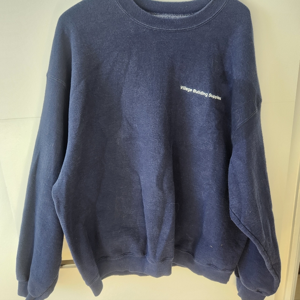 Corningware Men's Crewneck Sweater in Deep Blue